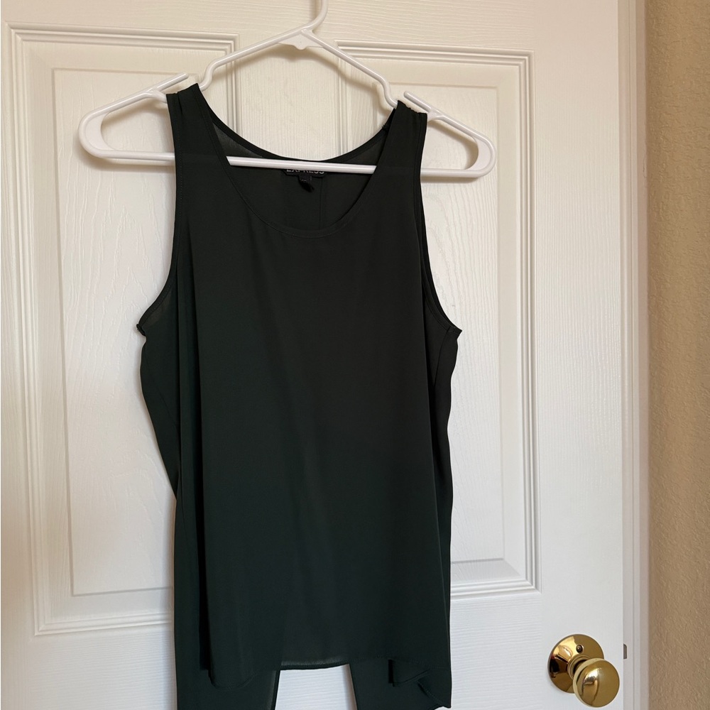 Express Dark Green Tank Top